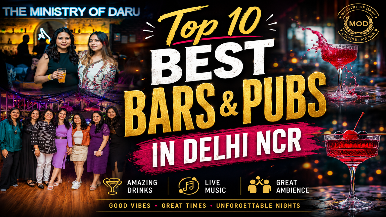 Top 10 Best Bars & Pubs in Delhi NCR (2026) – Ultimate Nightlife Guide